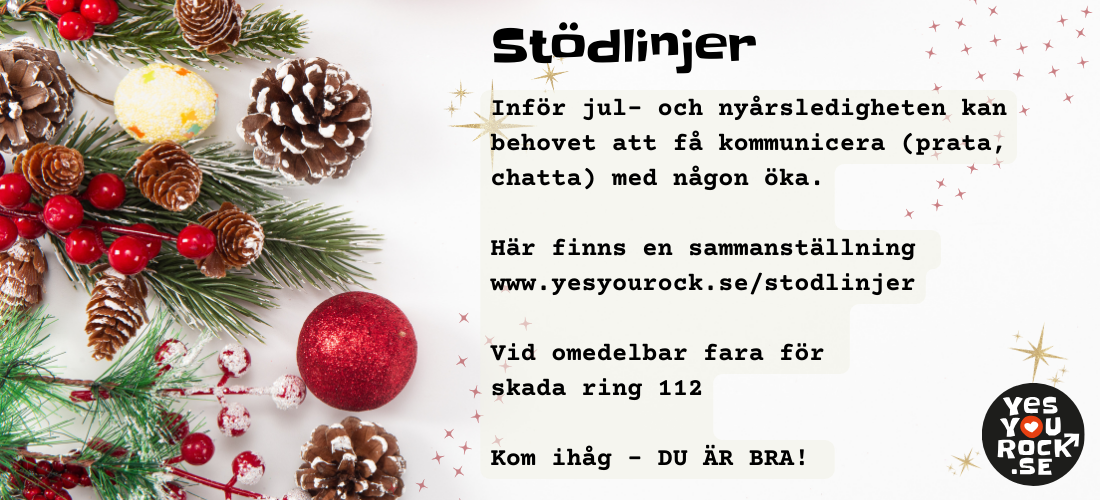 Stödlinjer, någon att prata med